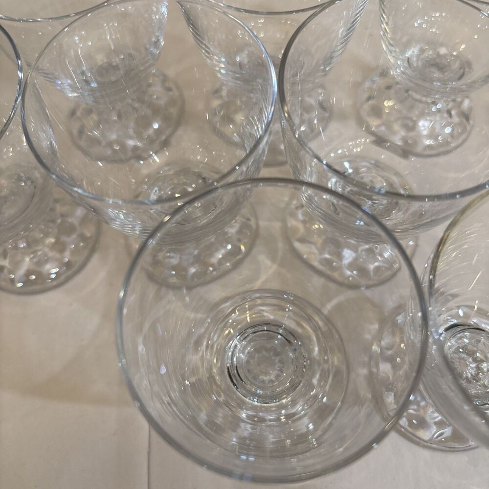 Fostoria American Lady Crystal Oyster Cocktail Glasses - (Set of 8) 4oz Footed - Picture 4 of 10